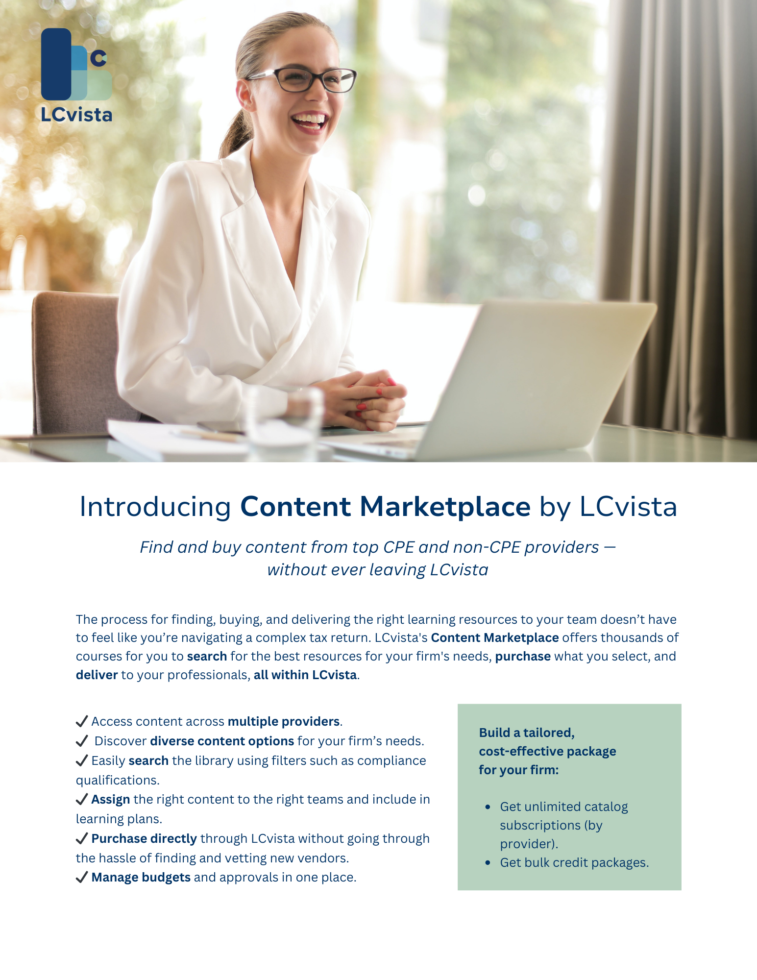 LCvista Content Marketplace page 1 updated March 12 24